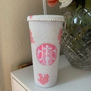 Cow print rhinestone Starbucks cup